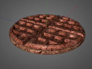 Schokoladenwaffeln 3D Modell