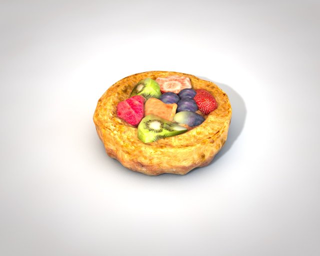 fruit pie 3D 모델 .c4d .max .obj .3ds .fbx .stl .blend 