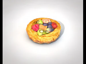tarte aux fruits Modèle 3D