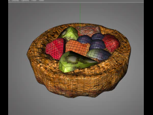 torta de frutas Modelo 3D