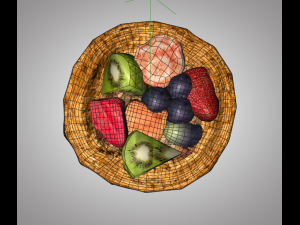 fruit pie 3D 모델