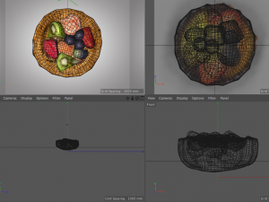 fruit pie 3D 모델