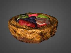 fruit pie 3D 모델