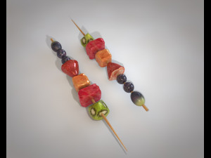 fruit skewer 3D मॉडल