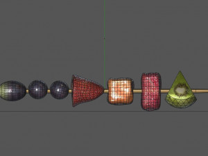 fruit skewer 3D मॉडल