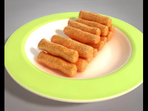 Mozzarella Modello 3D