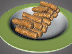 mozarella 3D Model