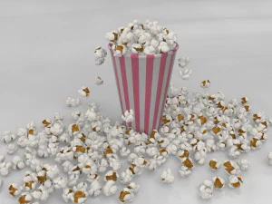 pop corn 3D Model