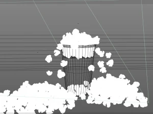 pop corn 3D Model