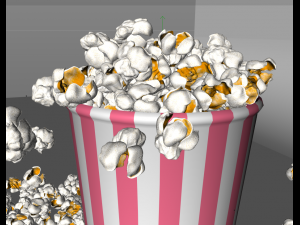 pop corn Modello 3D