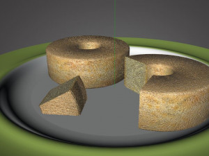 sponge cake 3D Model