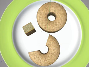 海绵蛋糕 3D 模型