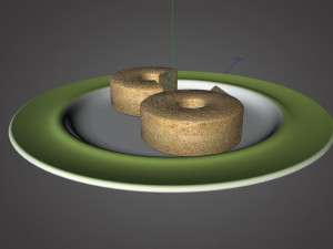 sponge cake 3D Model