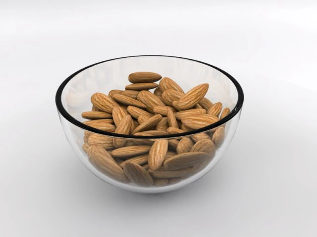 almonds 3D Model .c4d .max .obj .3ds .fbx .stl .blend 