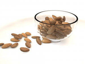 almonds Modello 3D