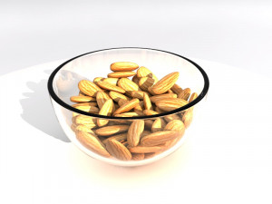 almonds Modello 3D
