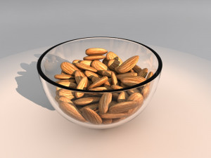 almonds Modello 3D