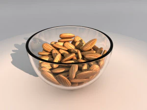 almonds 3D Model