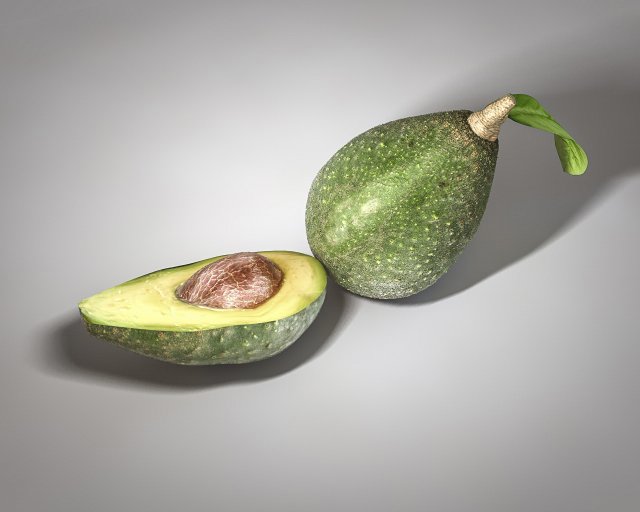 avocado 3D मॉडल .c4d .max .obj .3ds .fbx .stl .blend 