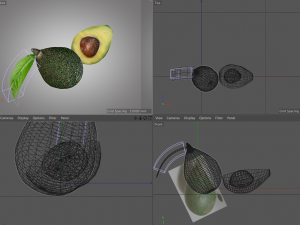 avocado 3D मॉडल