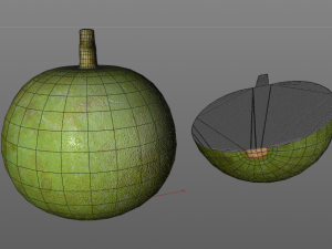 bael wood apple 3Dモデル