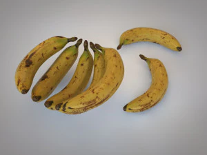 ripe banana 3D Model