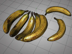 ripe banana 3D Model