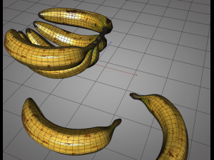 ripe banana Modelo 3D
