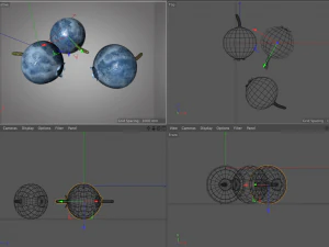 bilberry berries 3D Model