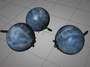 bilberry berries 3D Model