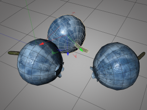 bilberry berries Modelo 3D