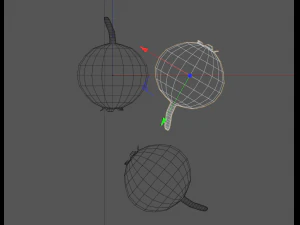 bilberry berries 3D Model