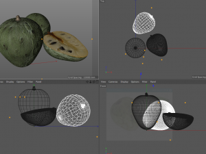 cherimoya sugar apple 3Dモデル