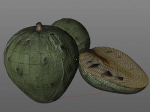 cherimoya sugar apple 3Dモデル