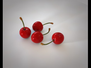red cherry 3D 模型