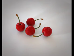 красная вишня 3D Модель