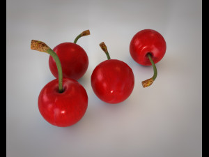 red cherry 3D 模型