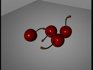 red cherry 3D 模型
