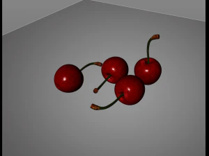 красная вишня 3D Модель