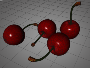 red cherry 3D 模型