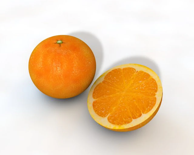 clementine citric 3D Model .c4d .max .obj .3ds .fbx .stl .blend