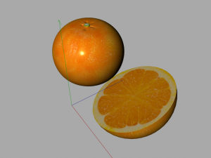 clementine citric Modelo 3D