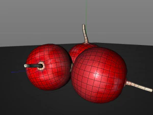 crane berry berries 3D Model
