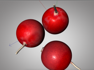 crane berry berries 3D 模型