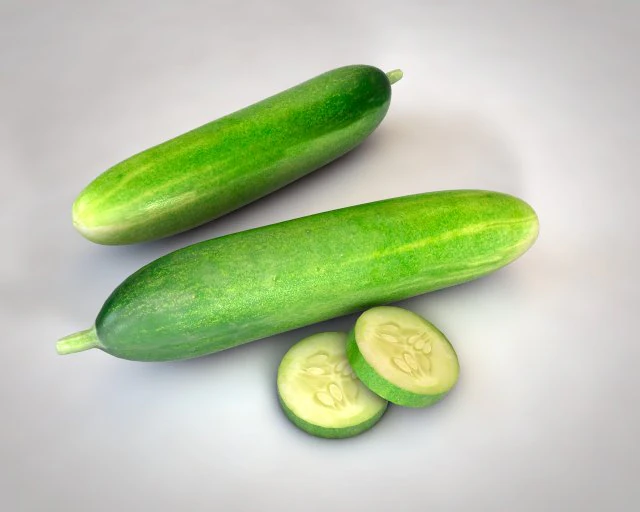 cucumber 3D Model .c4d .max .obj .3ds .fbx .stl .blend