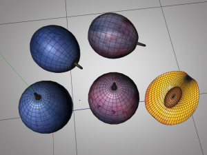 damson plum 3D 模型