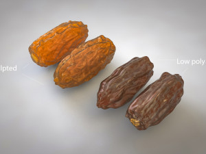 dates 3D Model