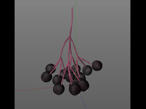 elderberry berries Modelo 3D