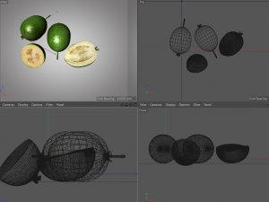 feijoa fruit Model 3D