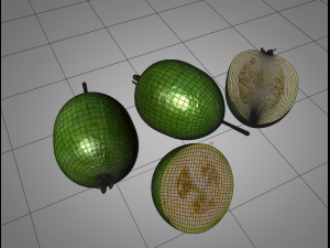 feijoa fruit Model 3D